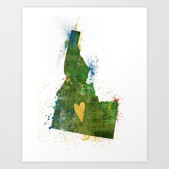 Idahome Art Print