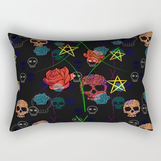 Black Magic Rectangular Pillow