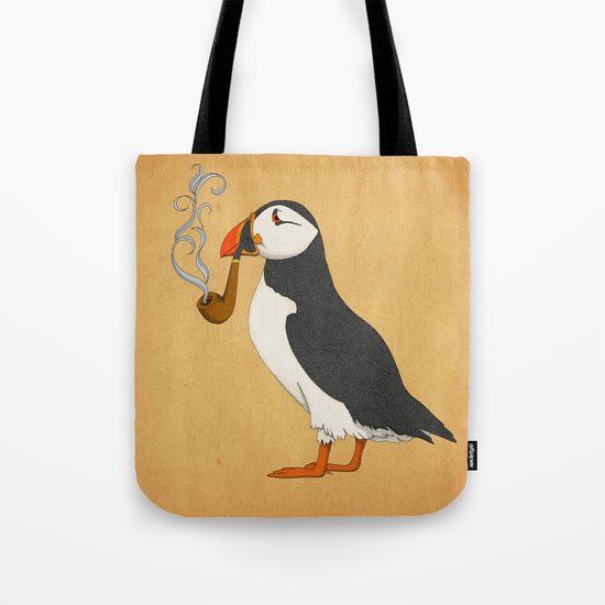 Puffin' Tote Bag