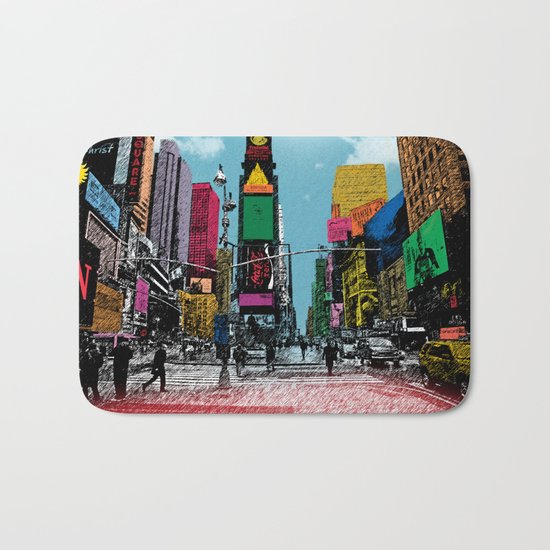 times square Bath Mat