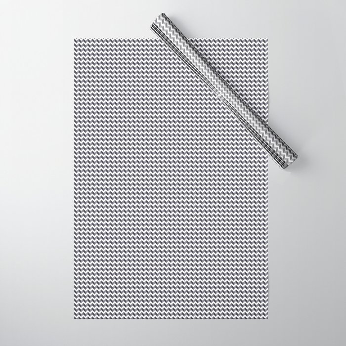 Gray chevron wrapping paper on sale