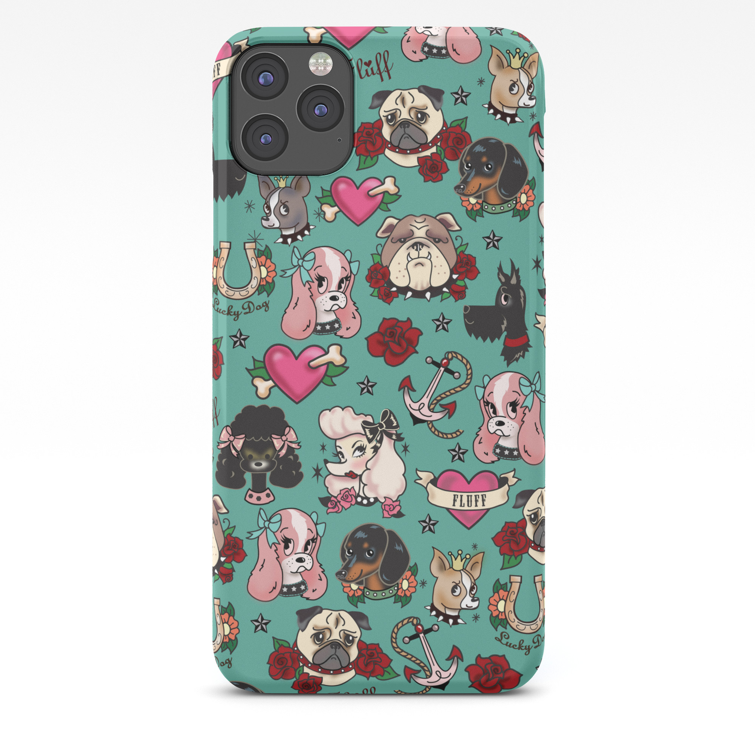 Tattooed Dog - Pug iPhone 11 case Tattooed Dog - Pug iPhone 11 case