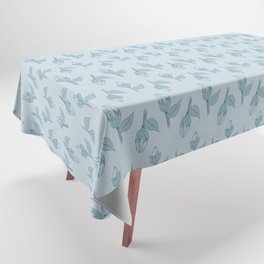 Blue flower bloom Tablecloth