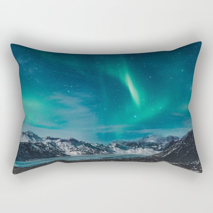Chasing Aurora Rectangular Pillow