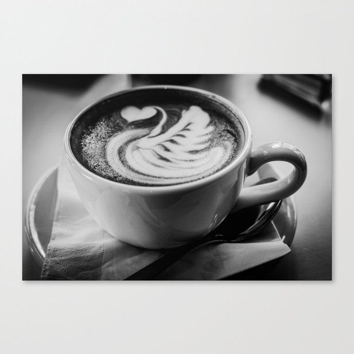 Cappuccino Morning Canvas Print