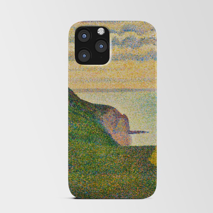 Seascape at Port-en-Bessin, Normandy, 1888 by Georges Seurat iPhone Card Case