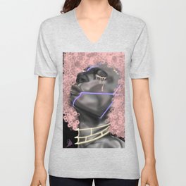 Blueberry Mary (Purple) V Neck T Shirt