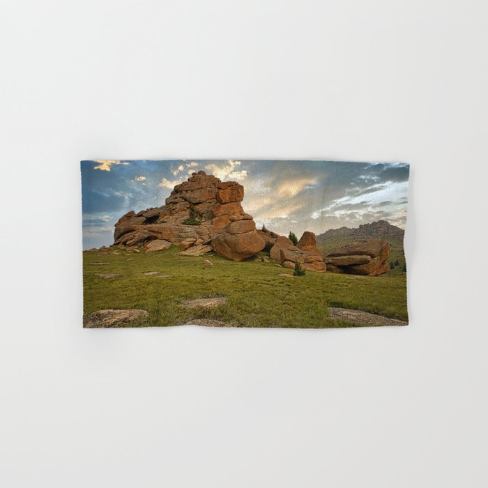 Amazing Rock Formations of the Tarryall Mountains  Hand & Bath Towel