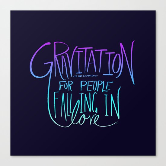 Gravitation Redux Canvas Print