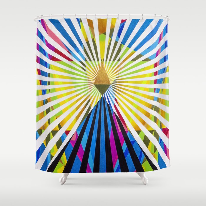 Polygons Shower Curtain