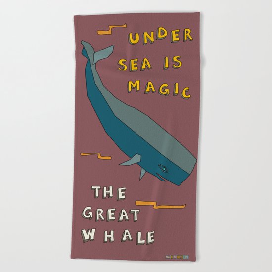 The Great Whale Beach Towel