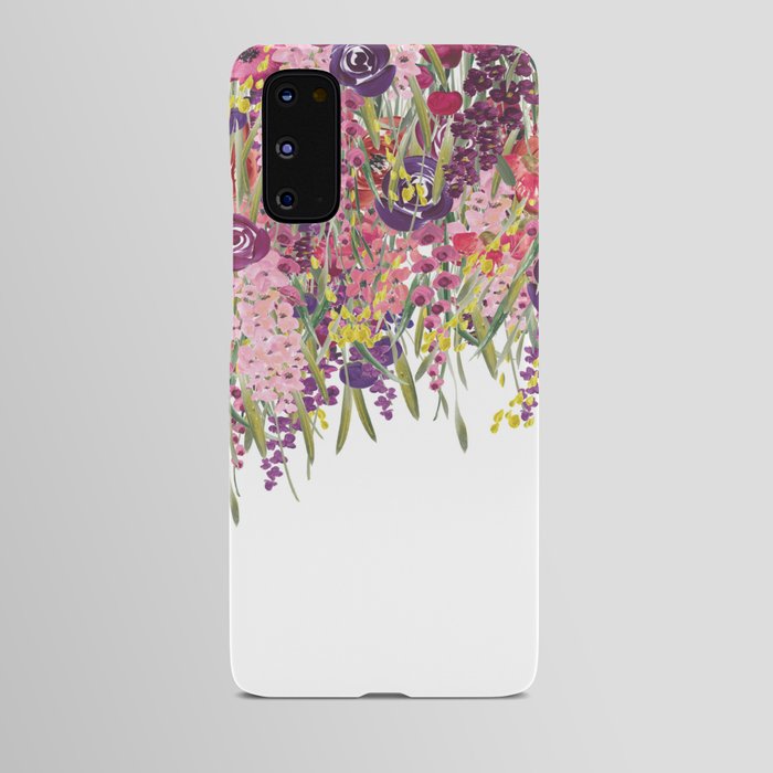 Hanging Flower Garden, Colorful, Floral Prints Android Case