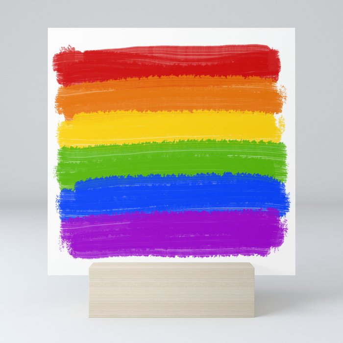 Rainbow Pride Flag Mini Art Print