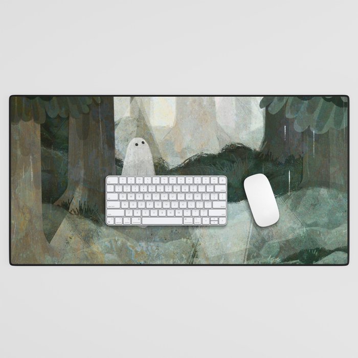 Pine Forest Clearing Desk Mat