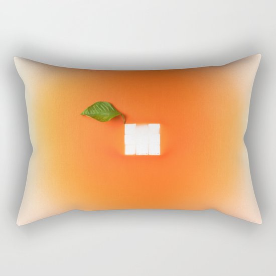 Orange out of the box Rectangular Pillow