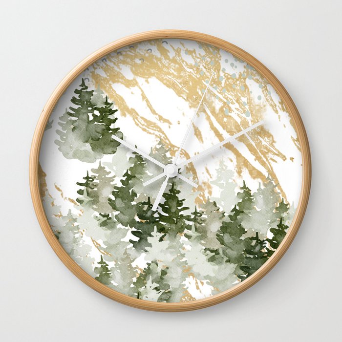 Alps Epic Avalanche Wall Clock
