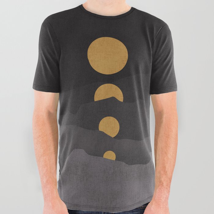 Rise of the golden moon All Over Graphic Tee