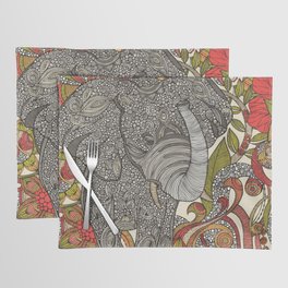Bo the elephant Placemat