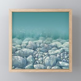 Vermont Stream Bed Framed Mini Art Print