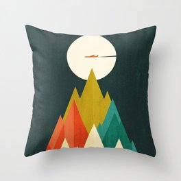 Life is a travel Throw Pillow