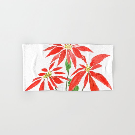 christmas flower Hand & Bath Towel