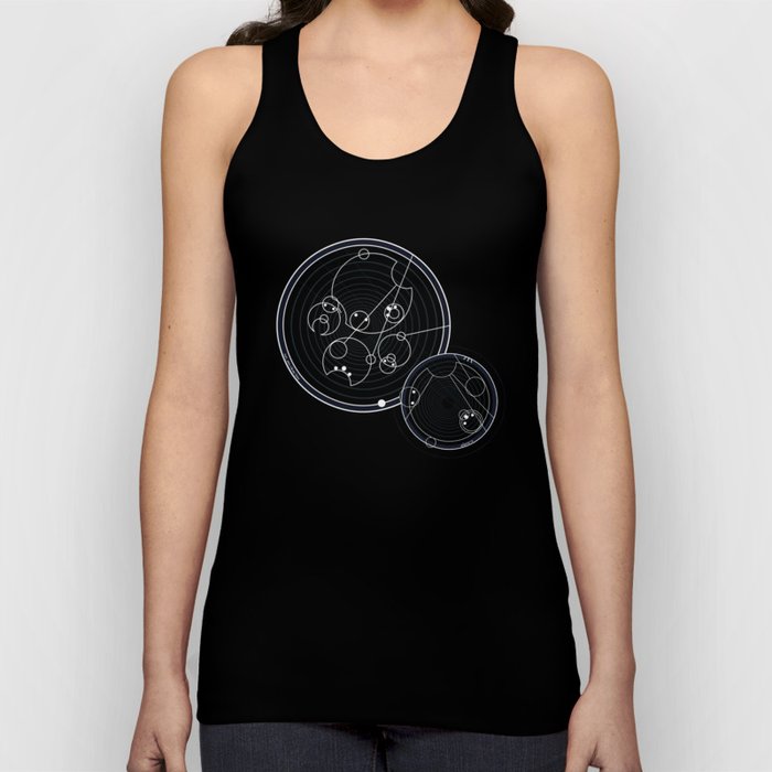 Doctor Who Gallifreyan - Run You Clever Boy, Allons-y! Tank Top