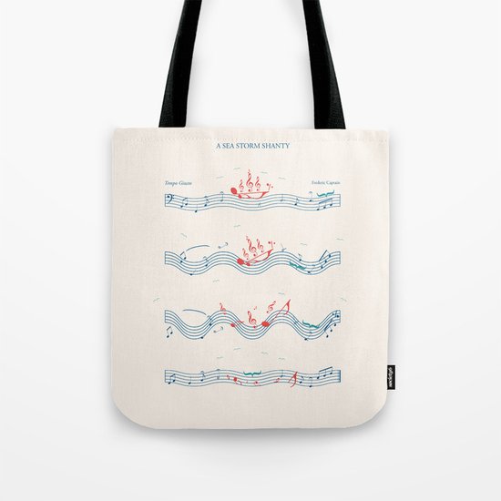 Nautical Notation Tote Bag
