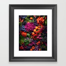 Amaizing Flowers Framed Art Print
