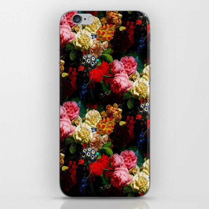 baroque flora iPhone Skin