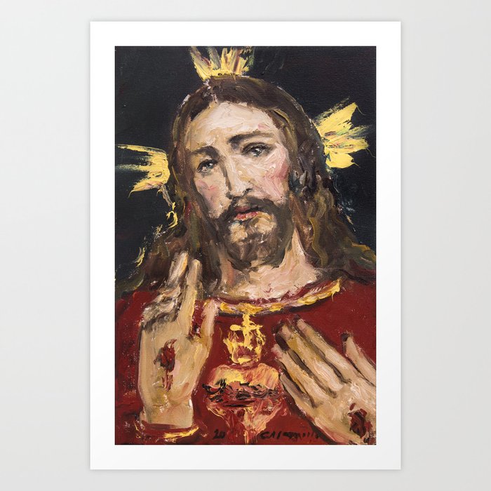 Cor Jesu Sacratissimum XI Art Print