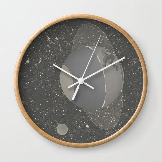 Skate planet Wall Clock