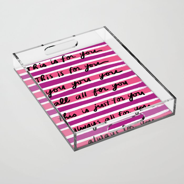 Pink Rap for Rox Acrylic Tray