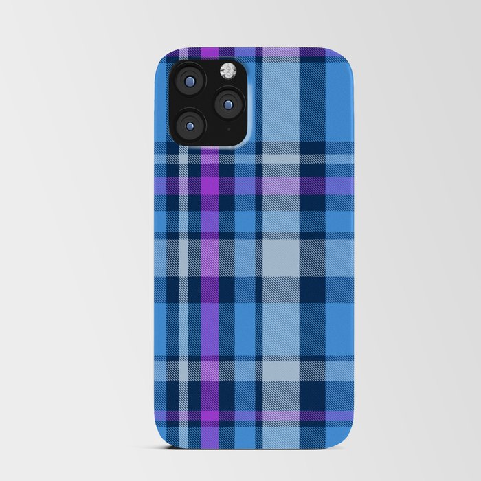 Plaid // Periwinkle iPhone Card Case