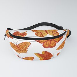 Texas Butterflies – Orange and Yellow Pattern Fanny Pack