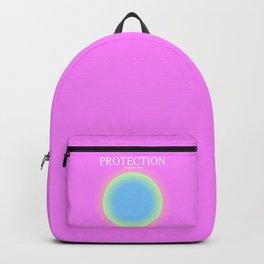 Angel Number 444-Protection - Magenta & Cyan Backpack