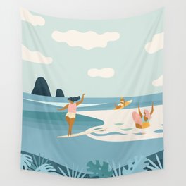 Wave Sisters Wall Tapestry