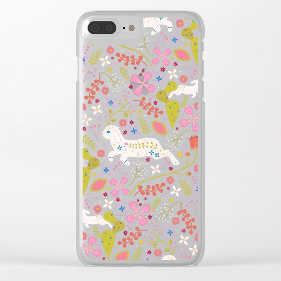 Desert Jackalope Clear iPhone Case