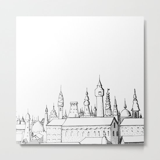 fabulous city Metal Print