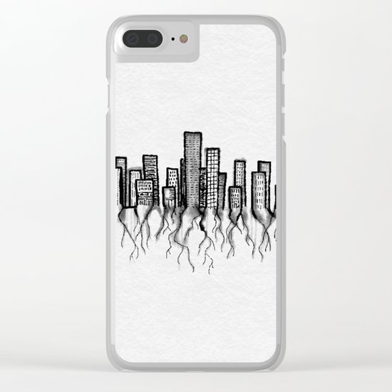 Roots Clear iPhone Case