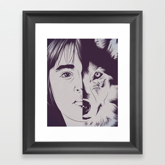 B.S. Framed Art Print