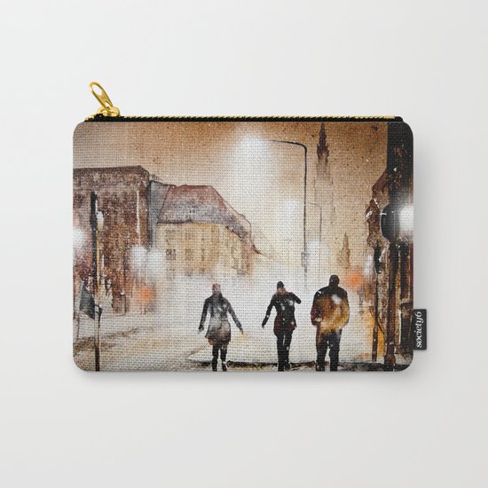 Britain's cold night in warm colors. Carry-All Pouch