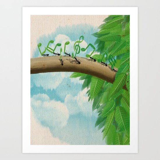 Music of Nature Art Print
