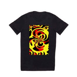 Yellow red and black T Shirt