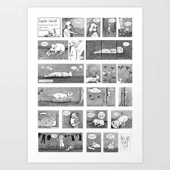 Luni's World Art Print