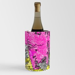 Abstract Neon Safari Wine Chiller
