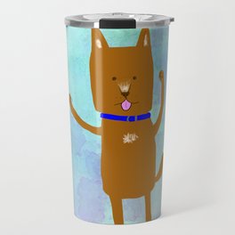 Brown Dog Travel Mug