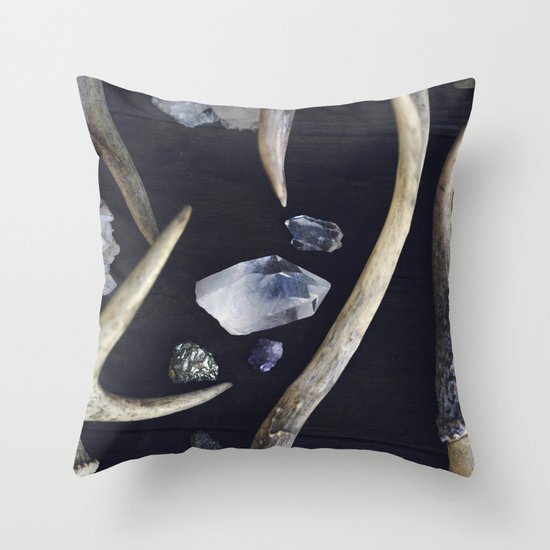 Stag & Stone Throw Pillow