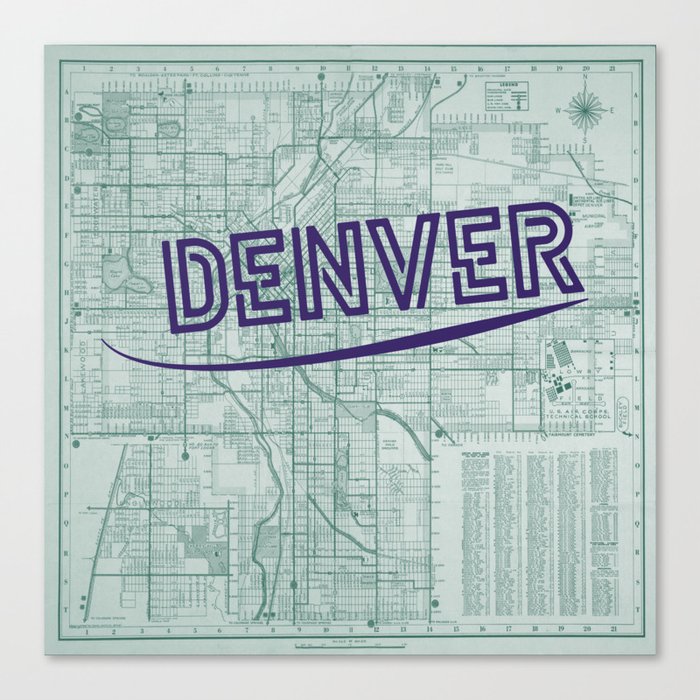 Denver Canvas Print
