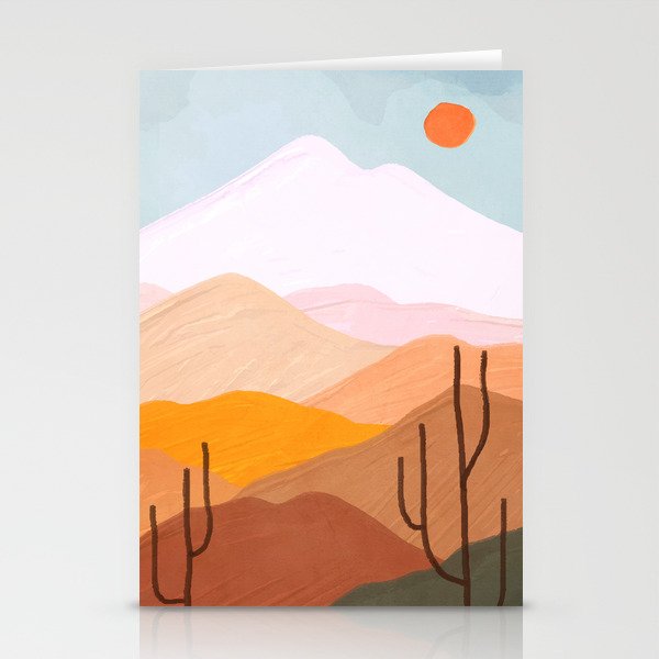 Abstract Landscape III  Stationery Cards
