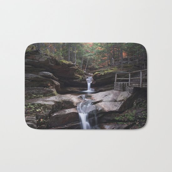Sabbaday Falls in Autumn 2016 Bath Mat